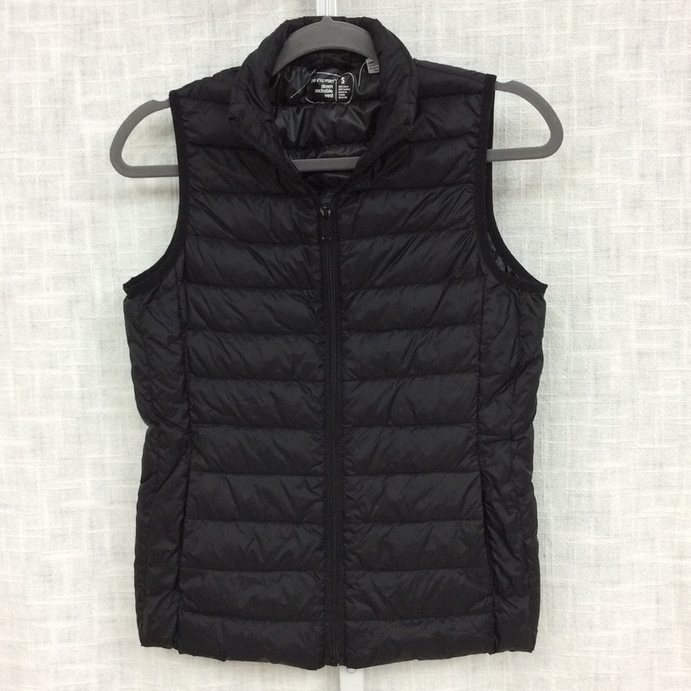 Be Inspired Down Packable Black Vest Size Small